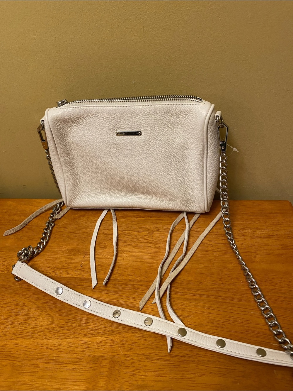 New Rebecca Minkoff Small Zipper Leather Crossbody
